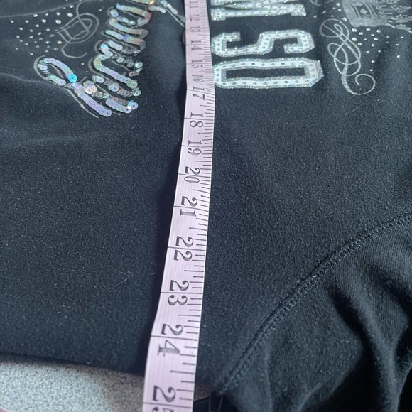 Juicy Couture I’m So Fancy Black Sweatshirt Size XL - Picture 8 of 10